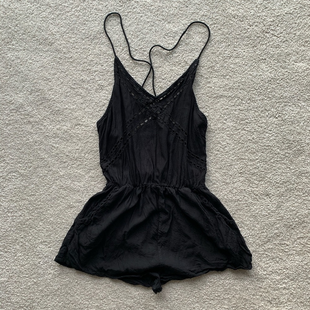 Black Gillia romper